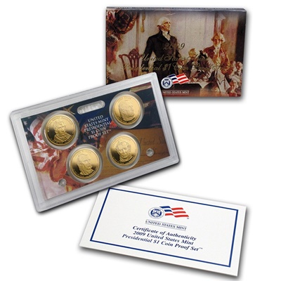 2009 United States Mint Presidential $1 Coin Proof Set